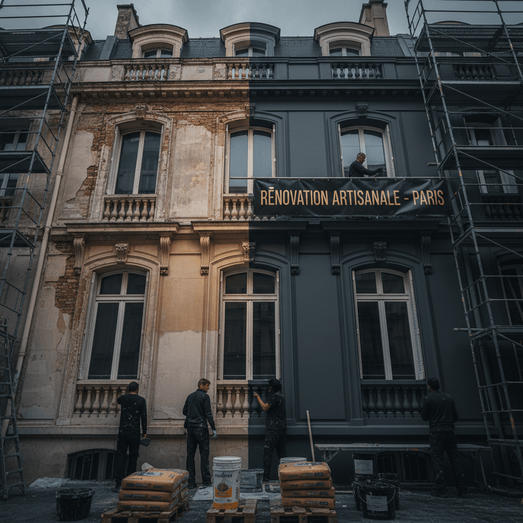 Rénovation extérieure complète d'une propriété