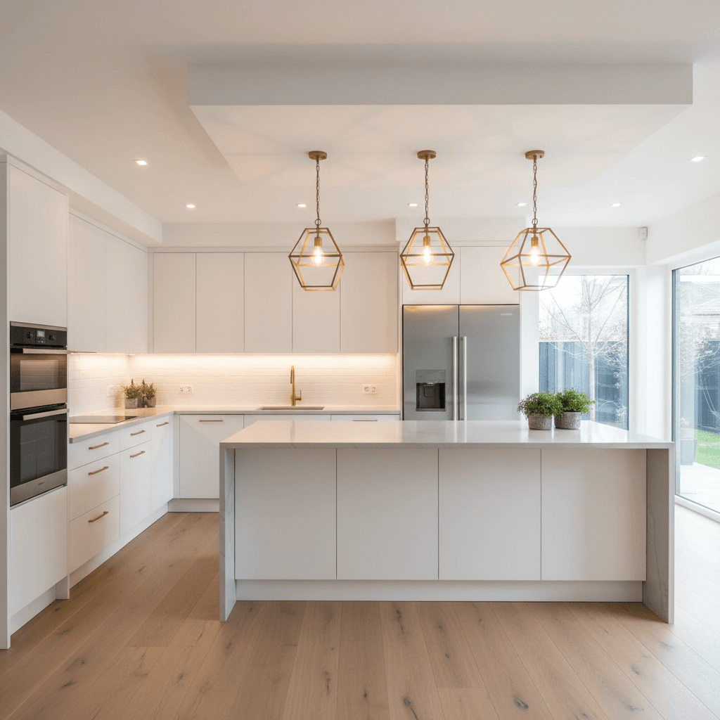 Rénovation de cuisine moderne et fonctionnelle
