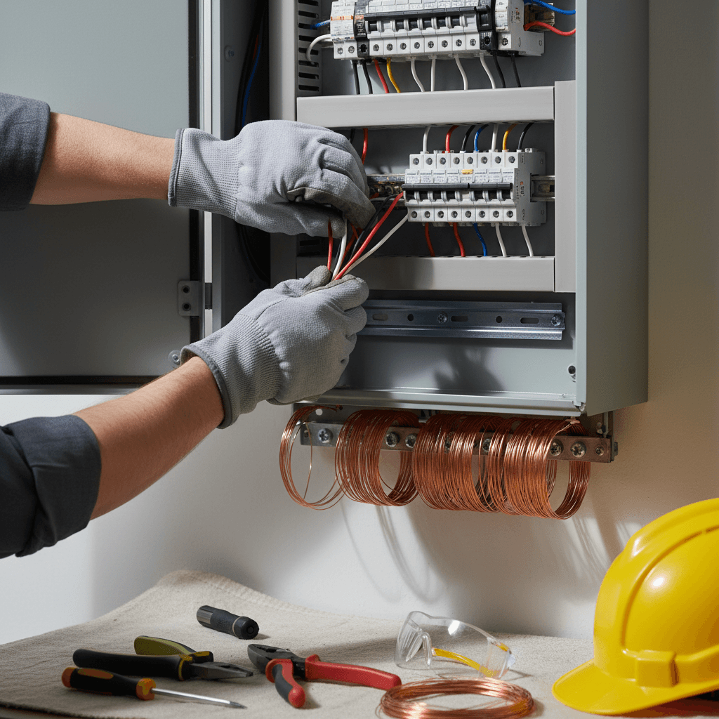Travaux d'électricité professionnels